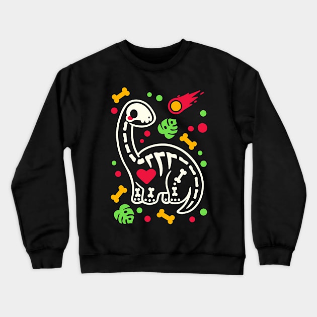 Brontosaurus skeleton Crewneck Sweatshirt by NemiMakeit